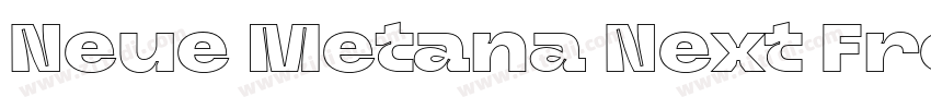Neue Metana Next Fre字体转换
